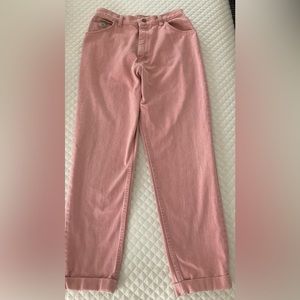 Vintage Wrangler For Women High Waisted Pink Jeans